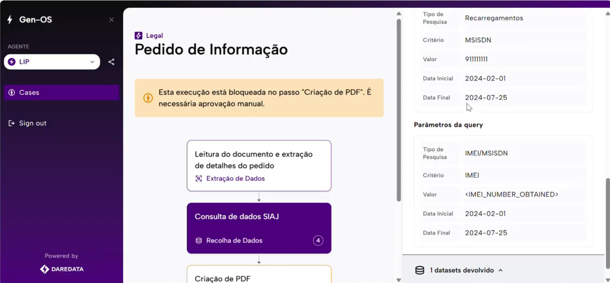 DareData Use Case: E-mail Replier